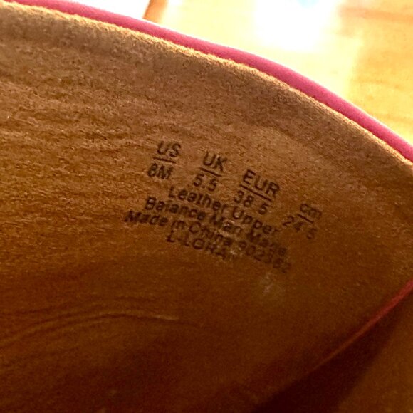 LIKE NEW Franco Sarto Pink Leather Sandals Size 8 - Picture 5 of 5